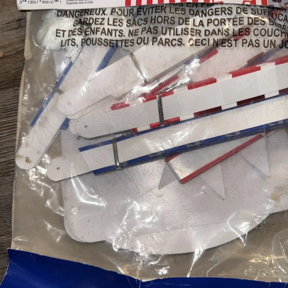 Patriotic Decorations Red White Blue Hanging Paper Fans for American 12 Fans